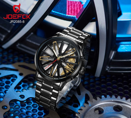 JR2085 RELOJ JOEFOX RIN GIRATORIO METAL HOMBRE