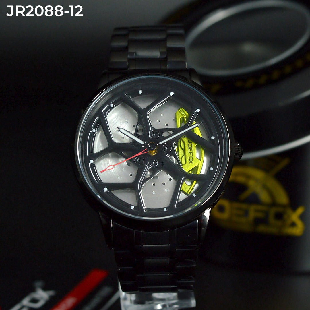 JR2088 RELOJ JOEFOX  RIN GIRATORIO METAL HOMBRE