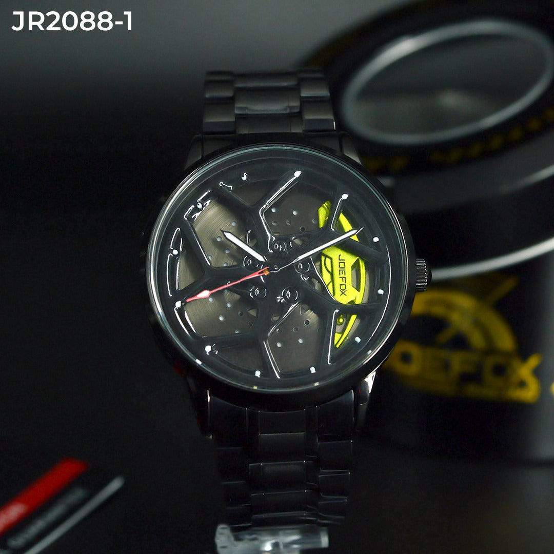 JR2088 RELOJ JOEFOX  RIN GIRATORIO METAL HOMBRE