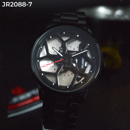 JR2088 RELOJ JOEFOX  RIN GIRATORIO METAL HOMBRE