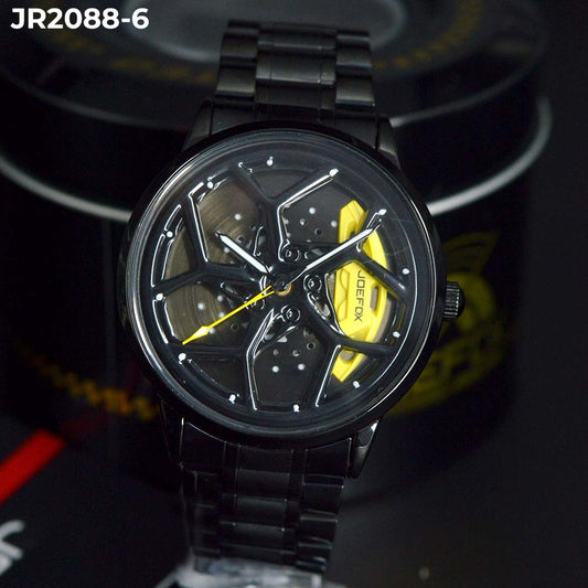 JR2088 RELOJ JOEFOX  RIN GIRATORIO METAL HOMBRE