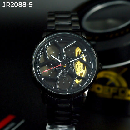 JR2088 RELOJ JOEFOX  RIN GIRATORIO METAL HOMBRE