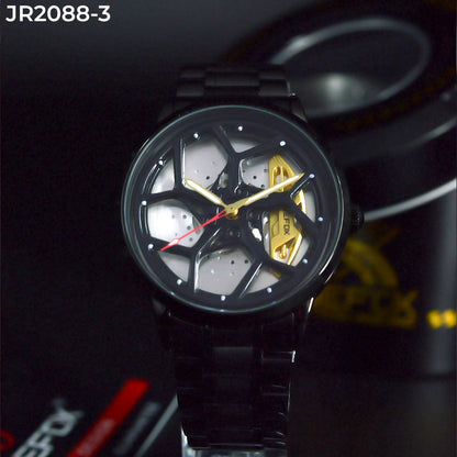 JR2088 RELOJ JOEFOX  RIN GIRATORIO METAL HOMBRE