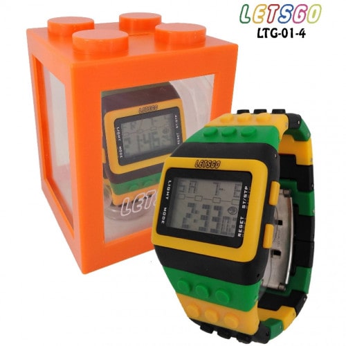 RELOJ TIPO LEGO UNISEX