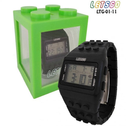 RELOJ TIPO LEGO UNISEX