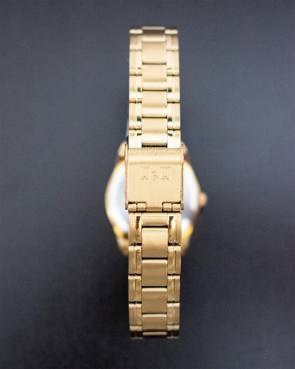 Reloj Mujer Qyq Q595j004y Acero Dorado Mujer + Estuche