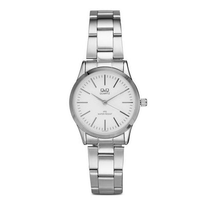 Reloj Para Mujer Qyq C213j201y Plateado Acero + Estuche